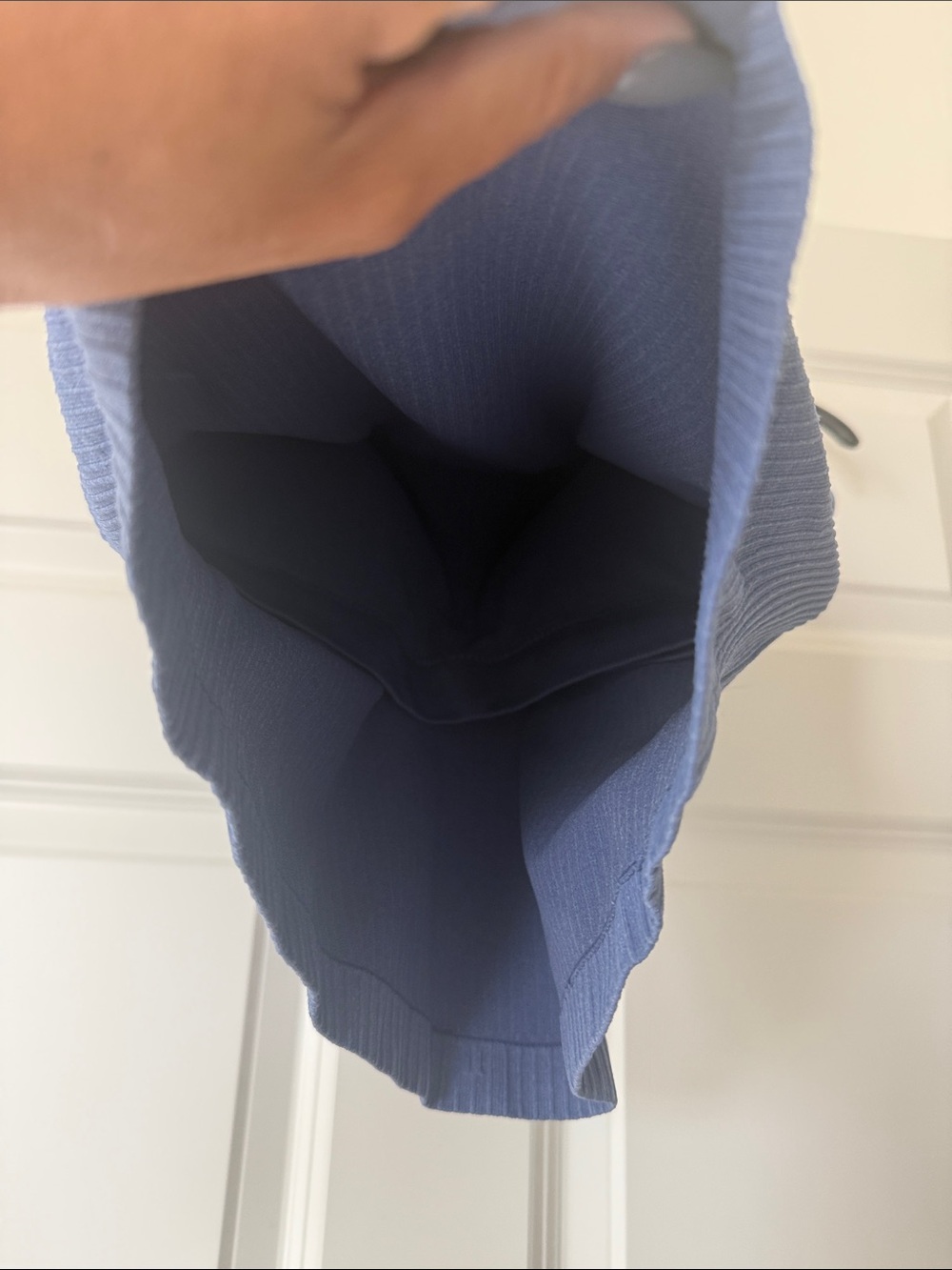 Amazon Blue Ribbed Racerback Tank Top - Picture 4 of 4